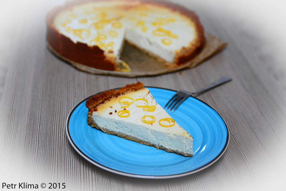 Citronový tofu cheesecake Greenwayfood