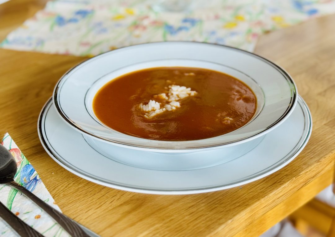 Rajská polévka s perníkem