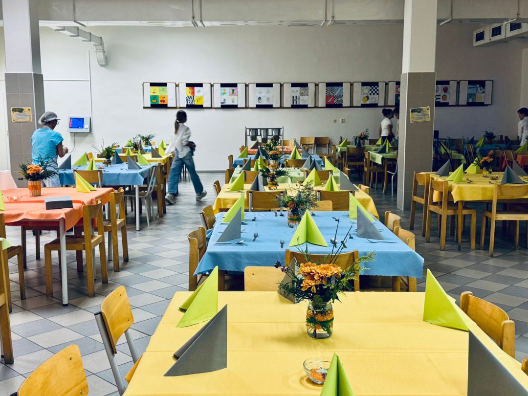 Svatomartinská hostina ve školní jídelně